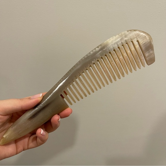 BUFFALO Ox HORN 10” Hair Comb - Picture 1 of 6